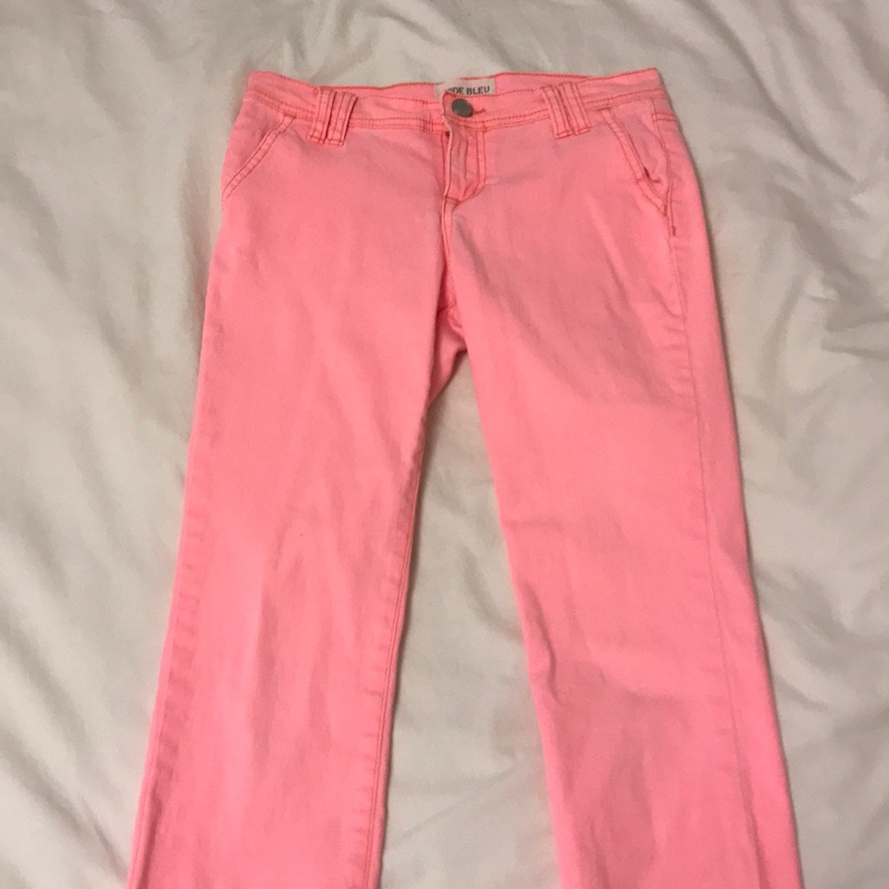 Code Bleu Pink Capri Jeans (12)